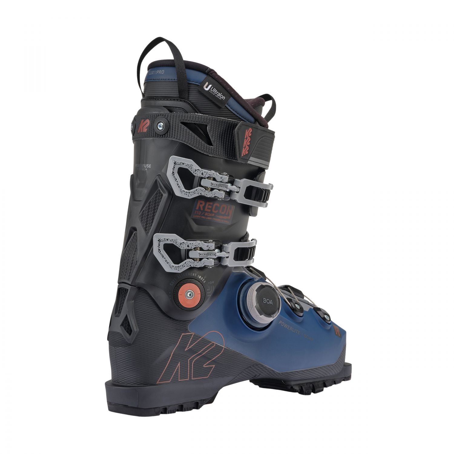 K2 Recon 110 BOA, buty narciarskie, męskie, ciemnoniebieskie/czarne