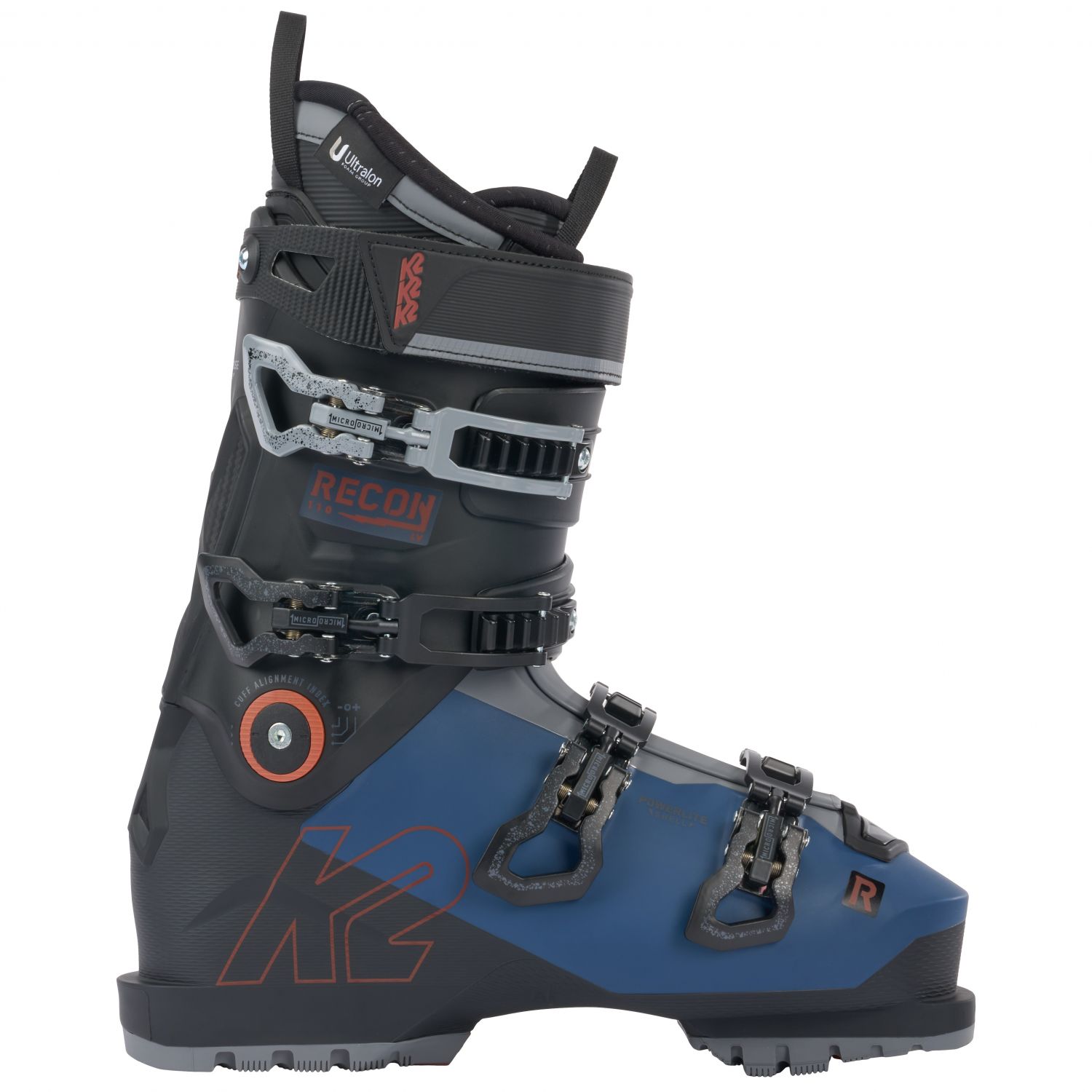 K2 Recon 110 LV, buty narciarskie, męskie, ciemnoniebieskie/czarne