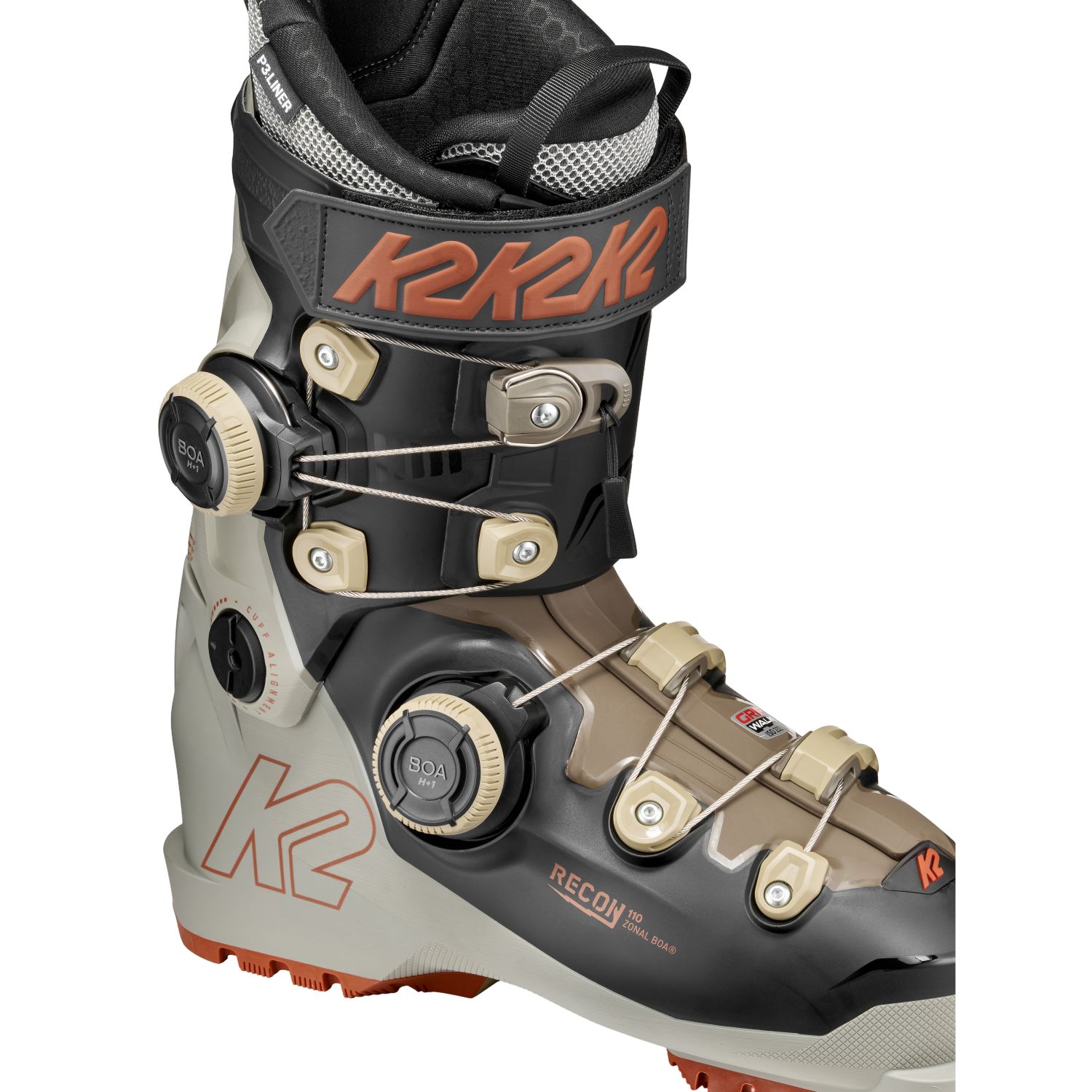 K2 Recon 110 Zonal BOA, Pjäxor, Herr, Grå