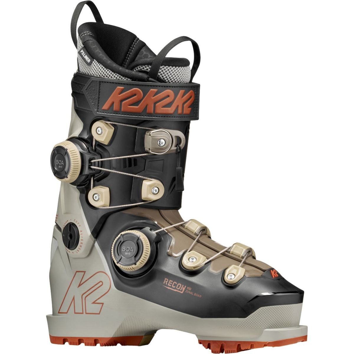 K2 Recon 110 Zonal BOA, Skistøvler, Herre, Grey