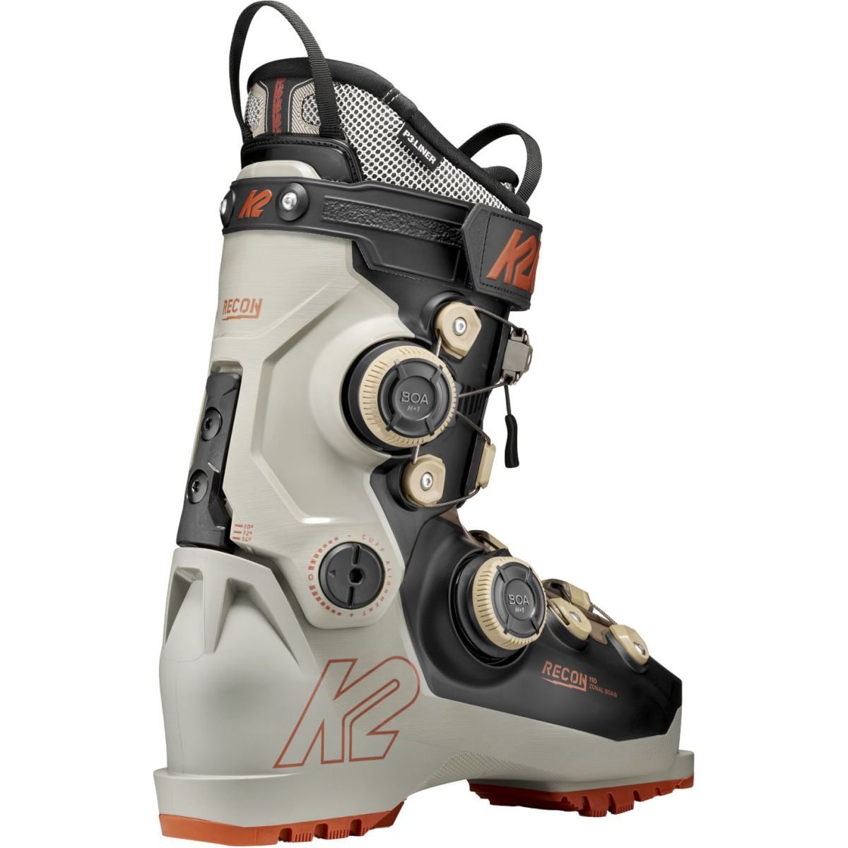 K2 Recon 110 Zonal BOA, Skistøvler, Herre, Grey