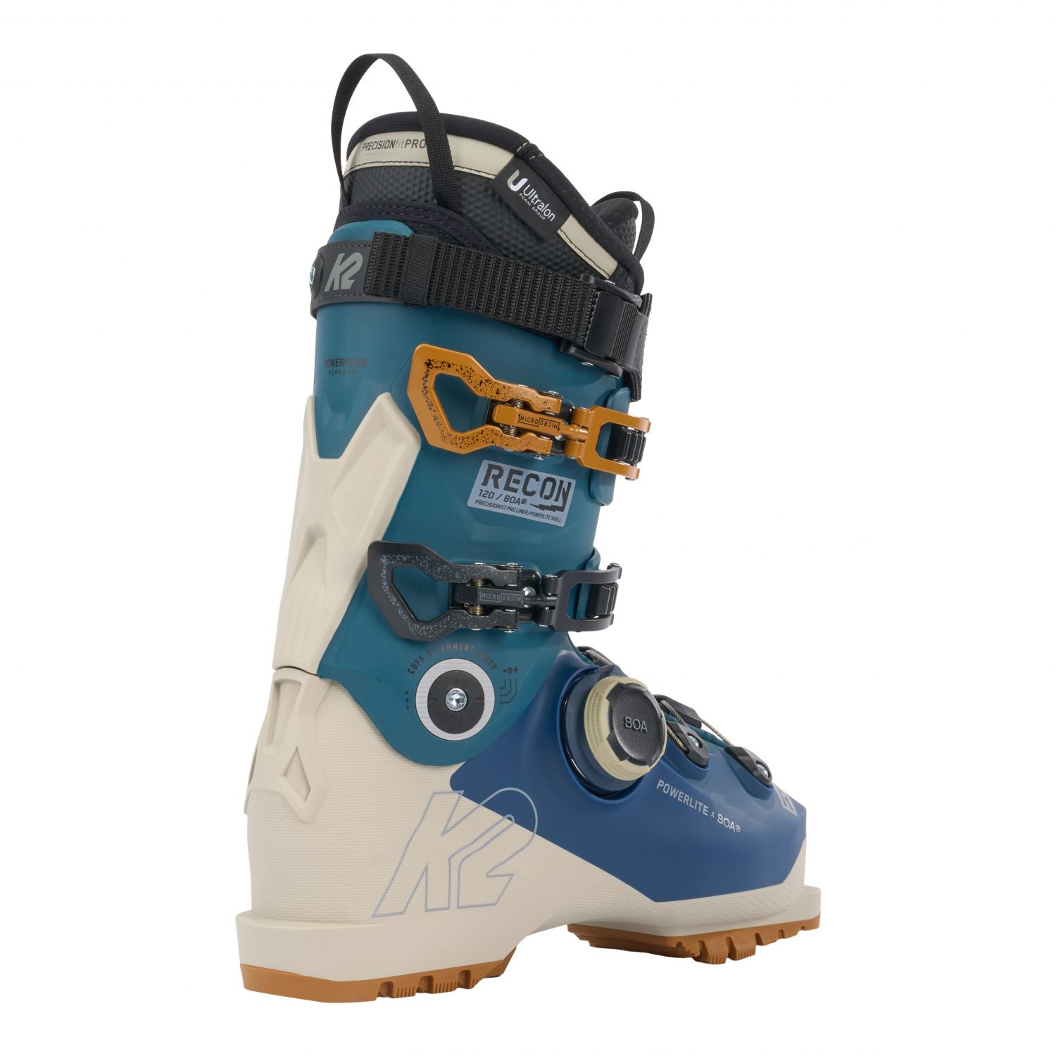 K2 Recon 120 BOA, buty narciarskie, męskie, niebiesko-beżowe