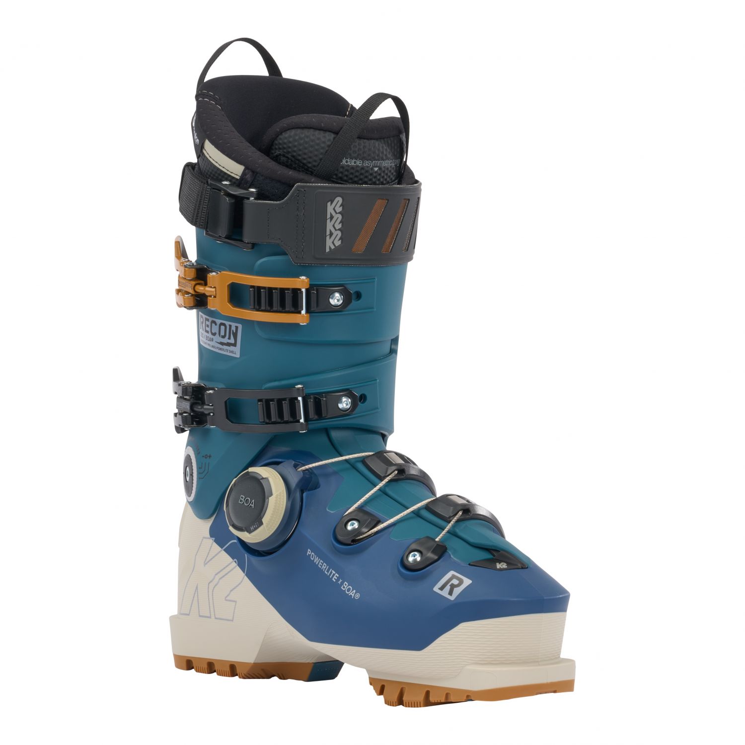 K2 Recon 120 BOA, buty narciarskie, męskie, niebiesko-beżowe