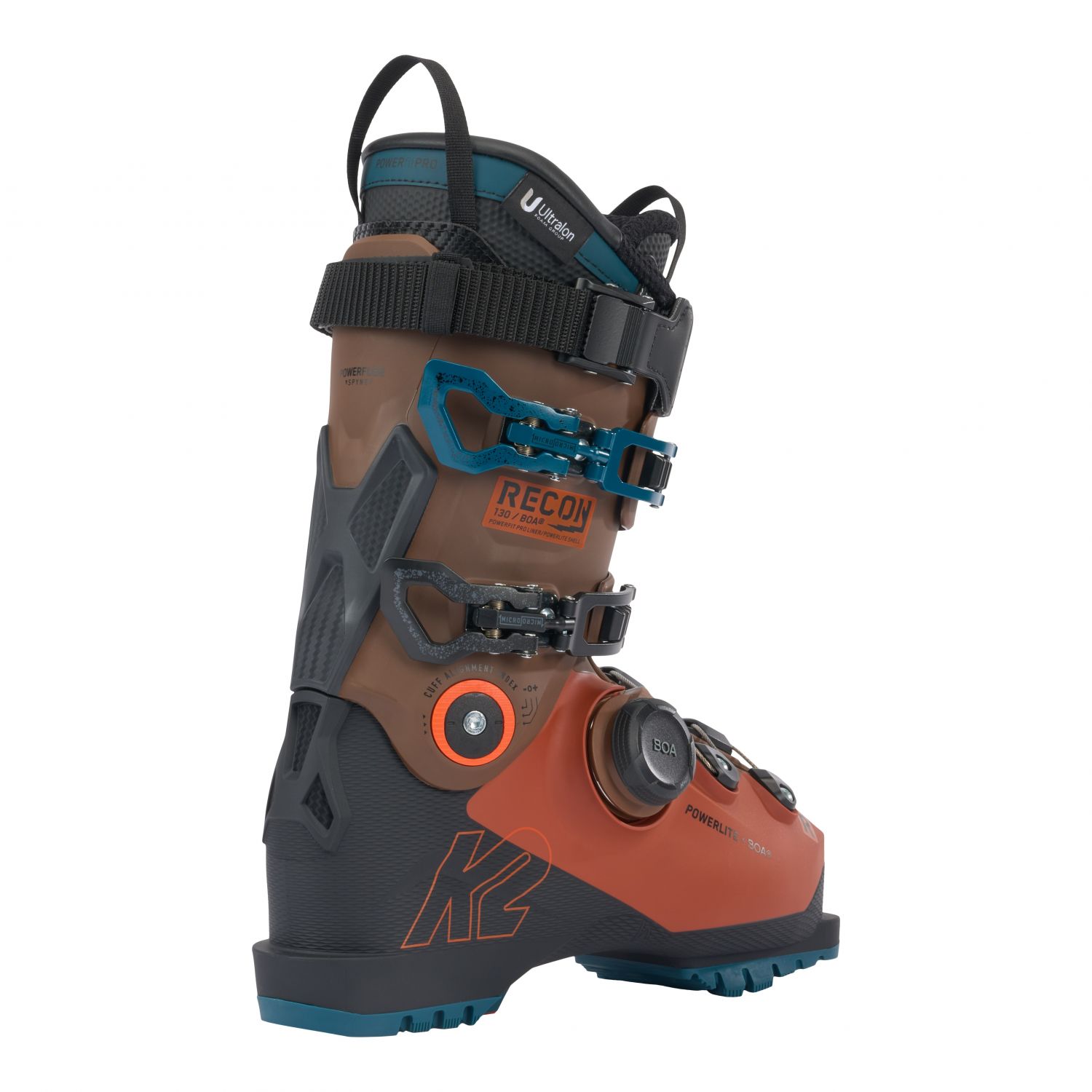 K2 Recon 130 BOA síbakancs, férfi, piros/barna