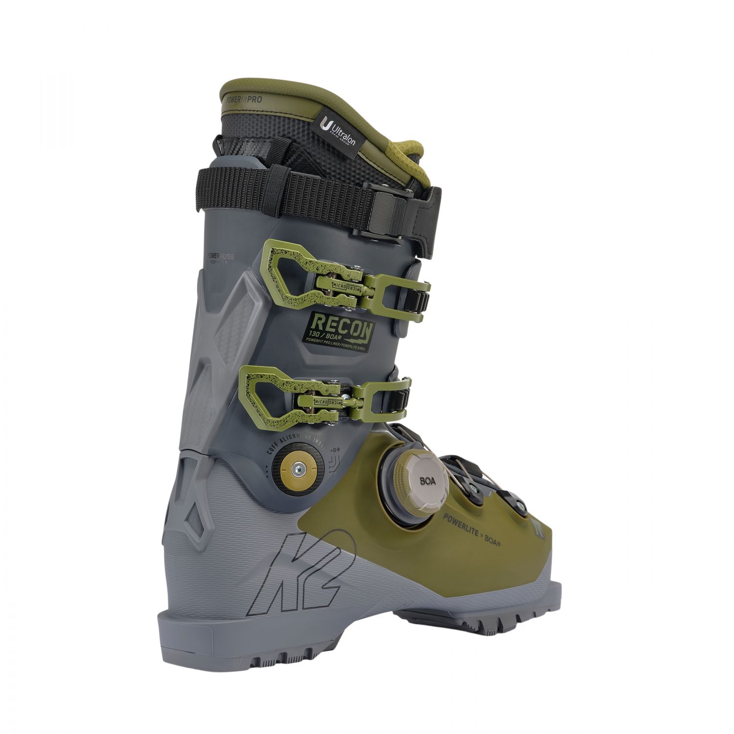 K2 Recon 130 BOA, ski boots, men, green/grey
