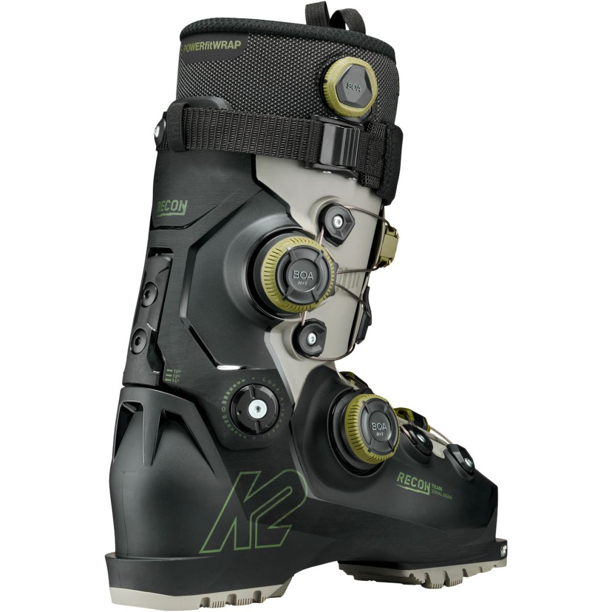 K2 Recon Team Zonal BOA, skistøvler, herre, sort