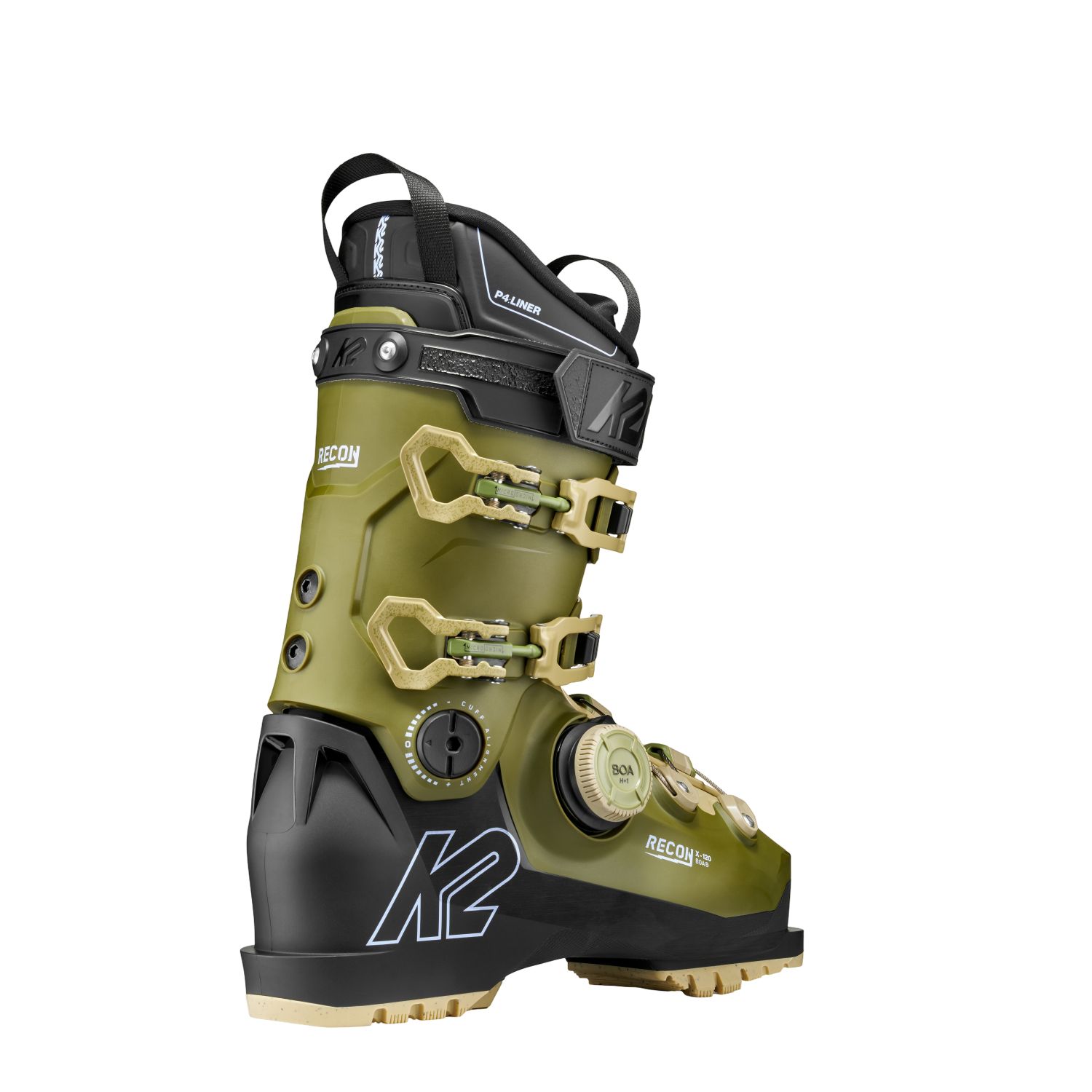 K2 Recon X 120 BOA, cizmă de schi, bărbat, verde