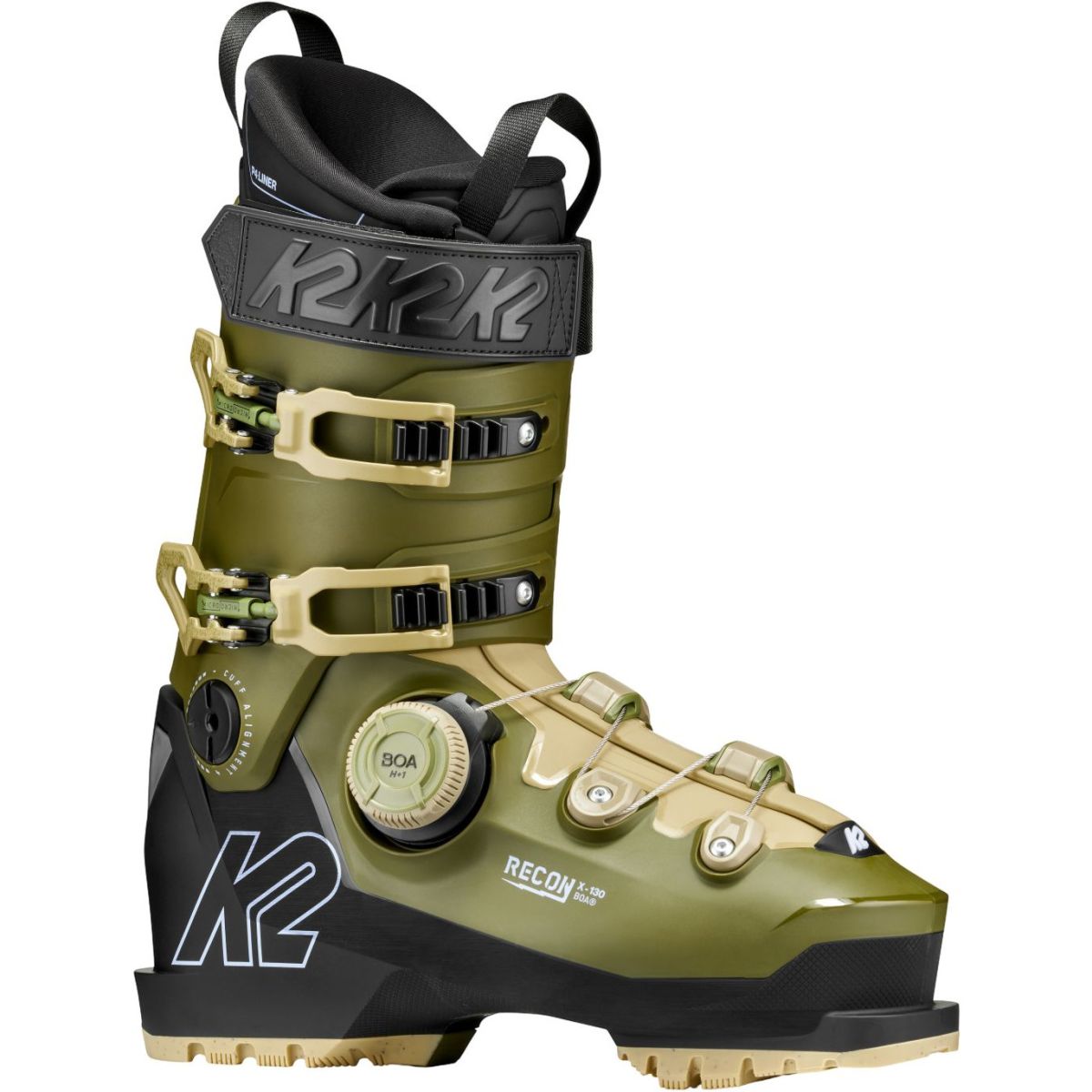 K2 Recon X 130 BOA, skistøvler, herre, grøn