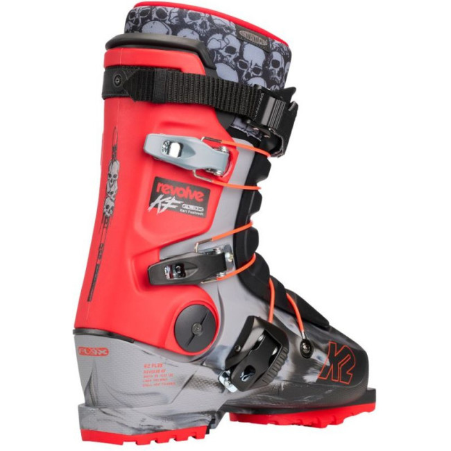 K2 Revolve KF, lyžiarske topánky, pánske, sivá/červená