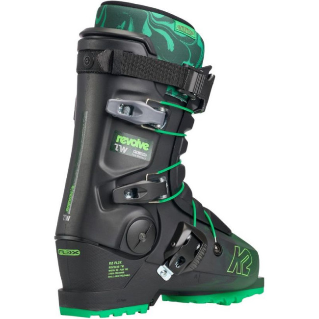 K2 Revolve TW, botas de esqui, homem, preto/verde