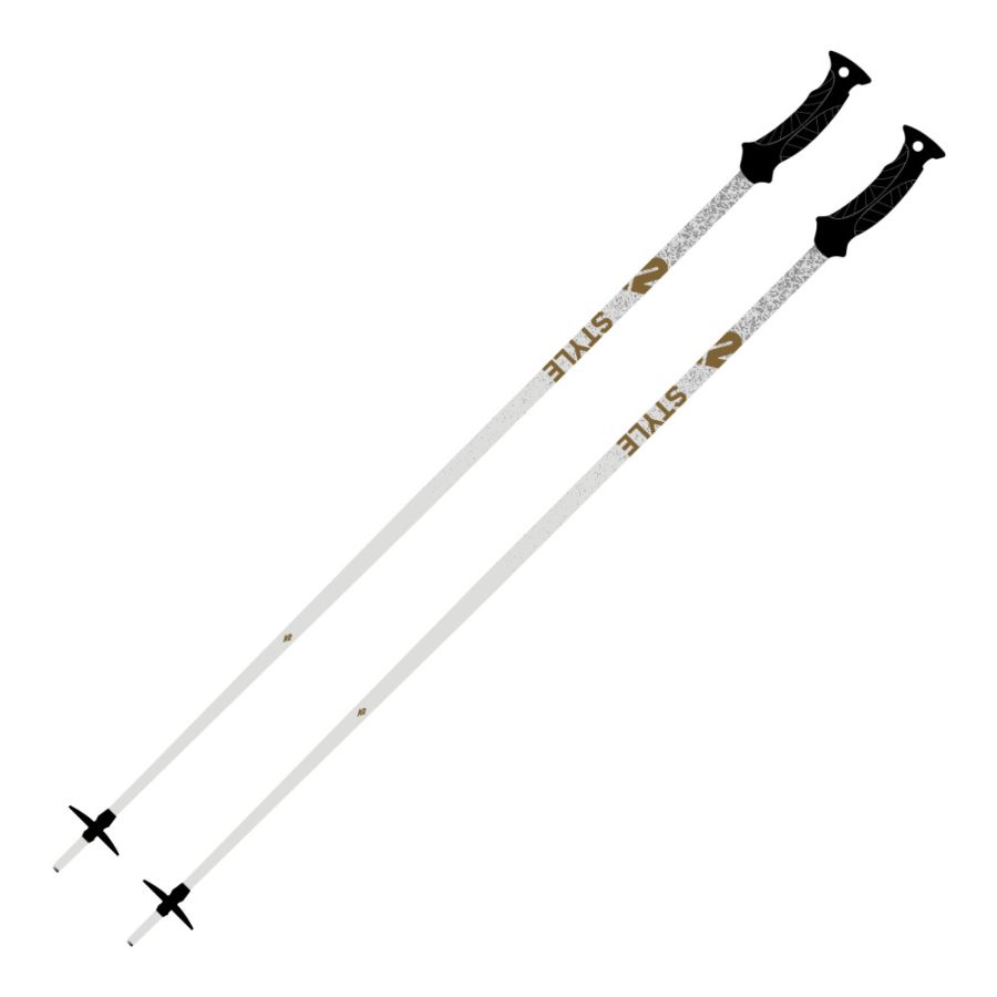 K2 Style Composite, bâtons de ski, blanc