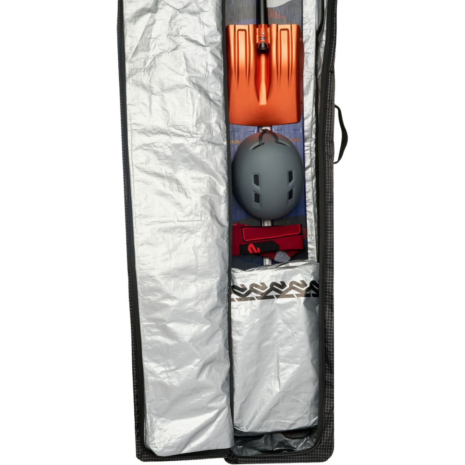 K2 Universal Ski Roller Bag, zwart