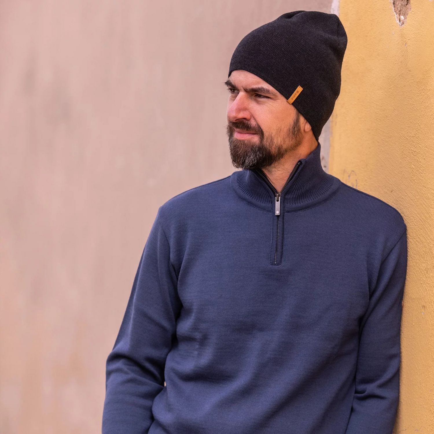 Kama Bjørn Merino, suéter, hombre, azul oscuro