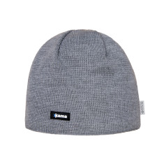 Kama Gebreide Merino, hoed, grijs