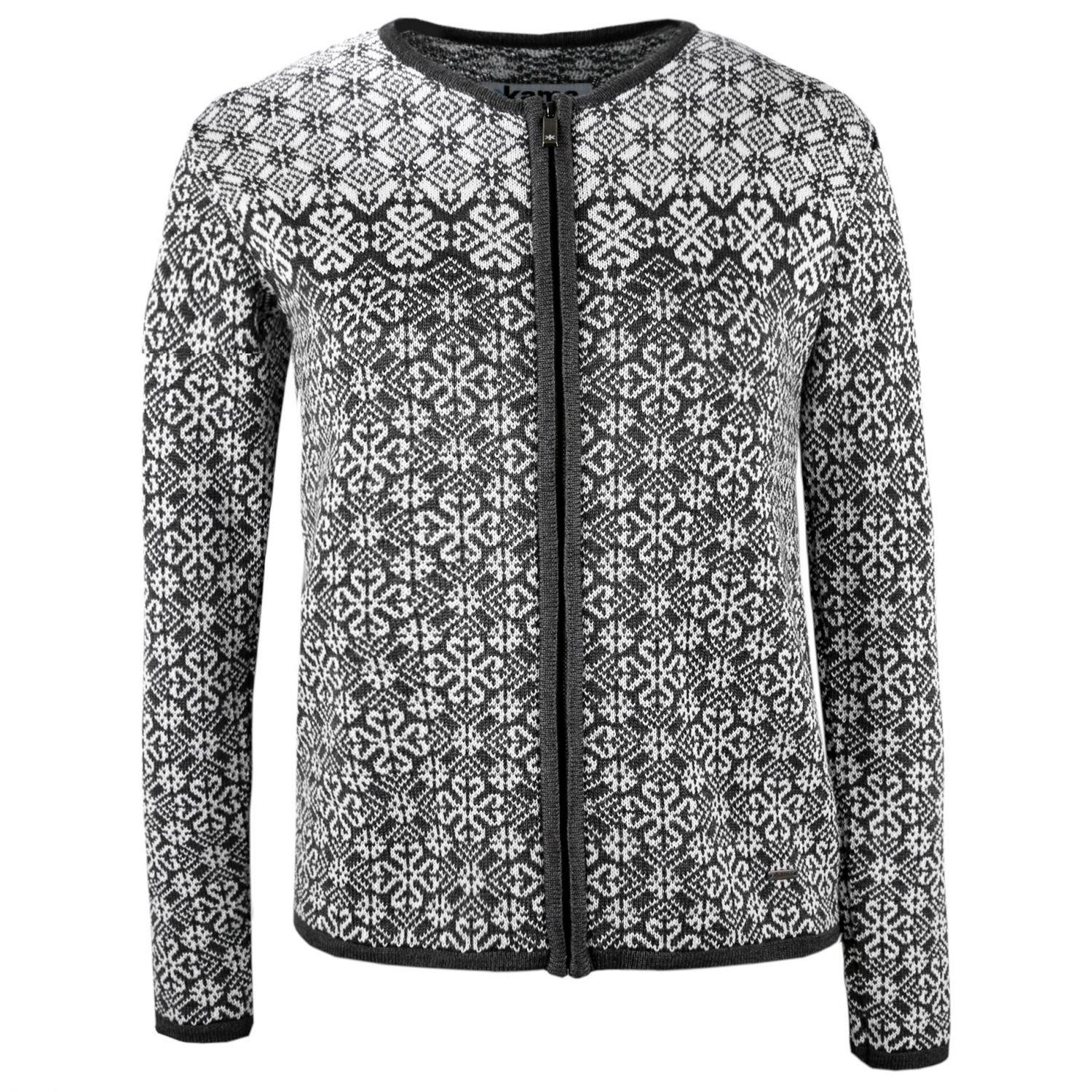 Kama Gerda, maglione in merino, donna, grigio