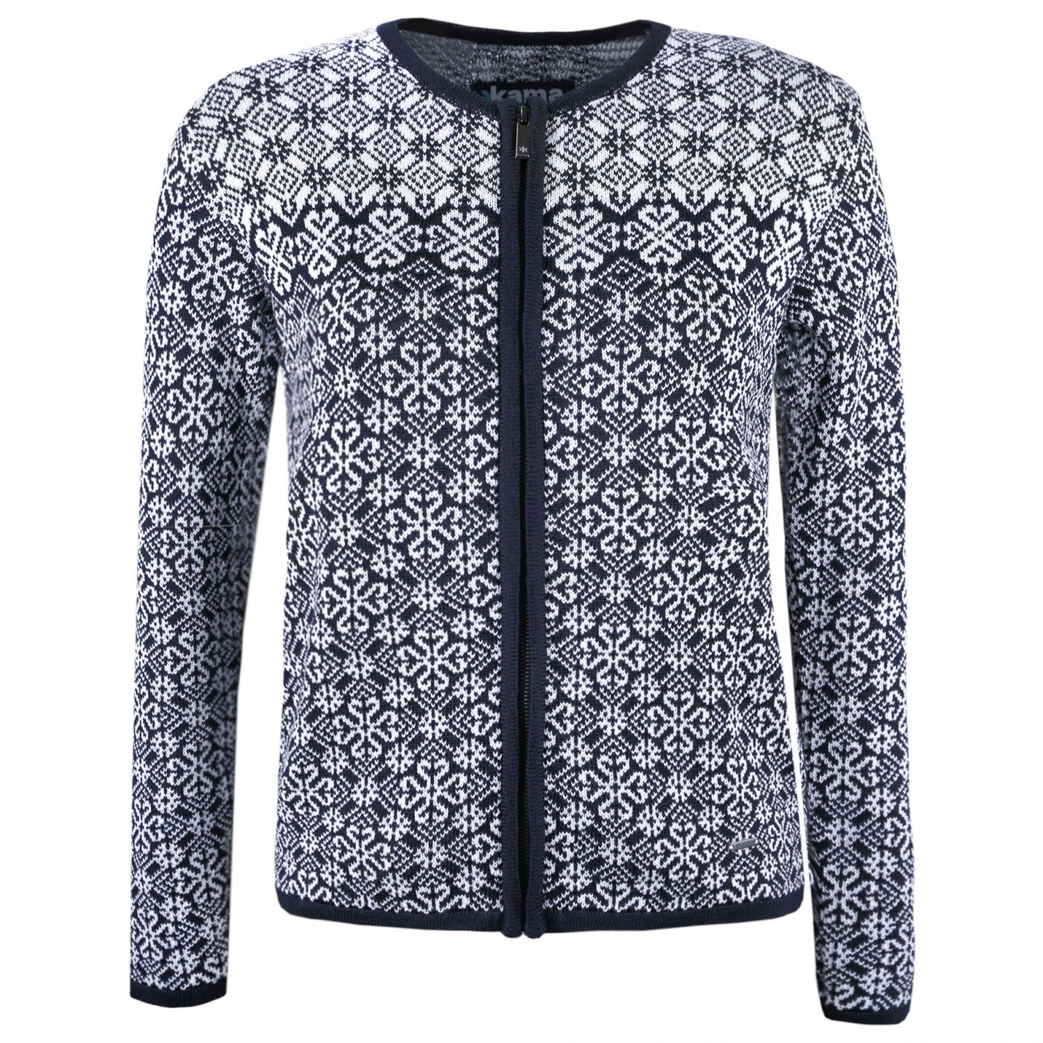 Kama Gerda, maglione in merino, donna, navy