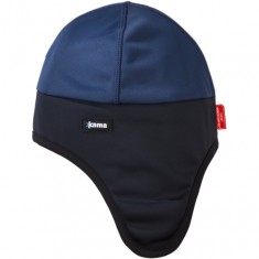 Kama hat with ear flaps, navy