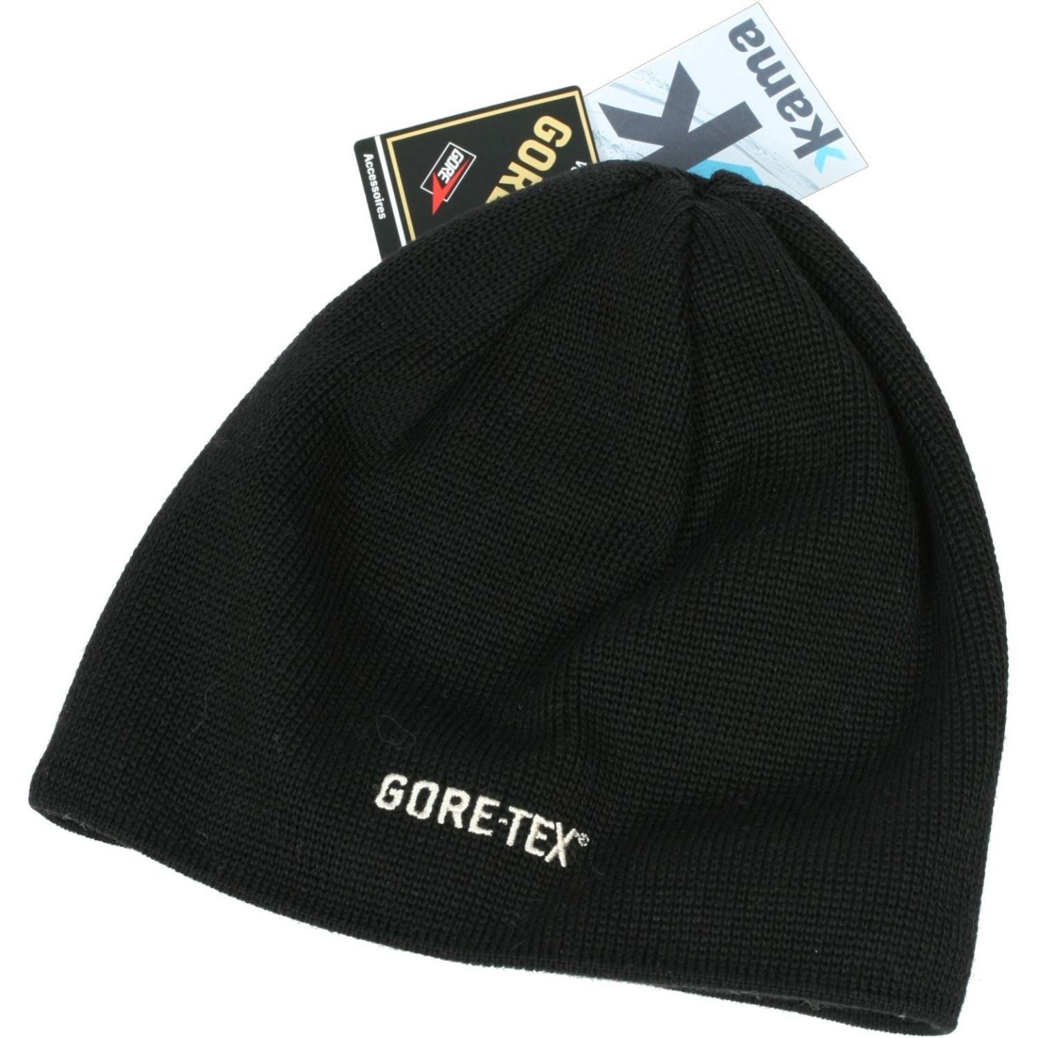 Kama kötött sapka Gore-Tex-szel, fekete