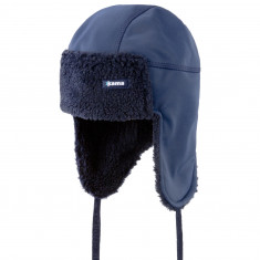 Kama Lapon, berretto in softshell, blu navy