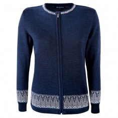 Kama Ragna, maglione in merino, donna, blu navy
