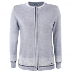 Kama Ragna, maglione merino, donna, grigio chiaro