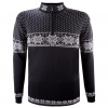 Kama Rune, maglione in merino, uomo, nero
