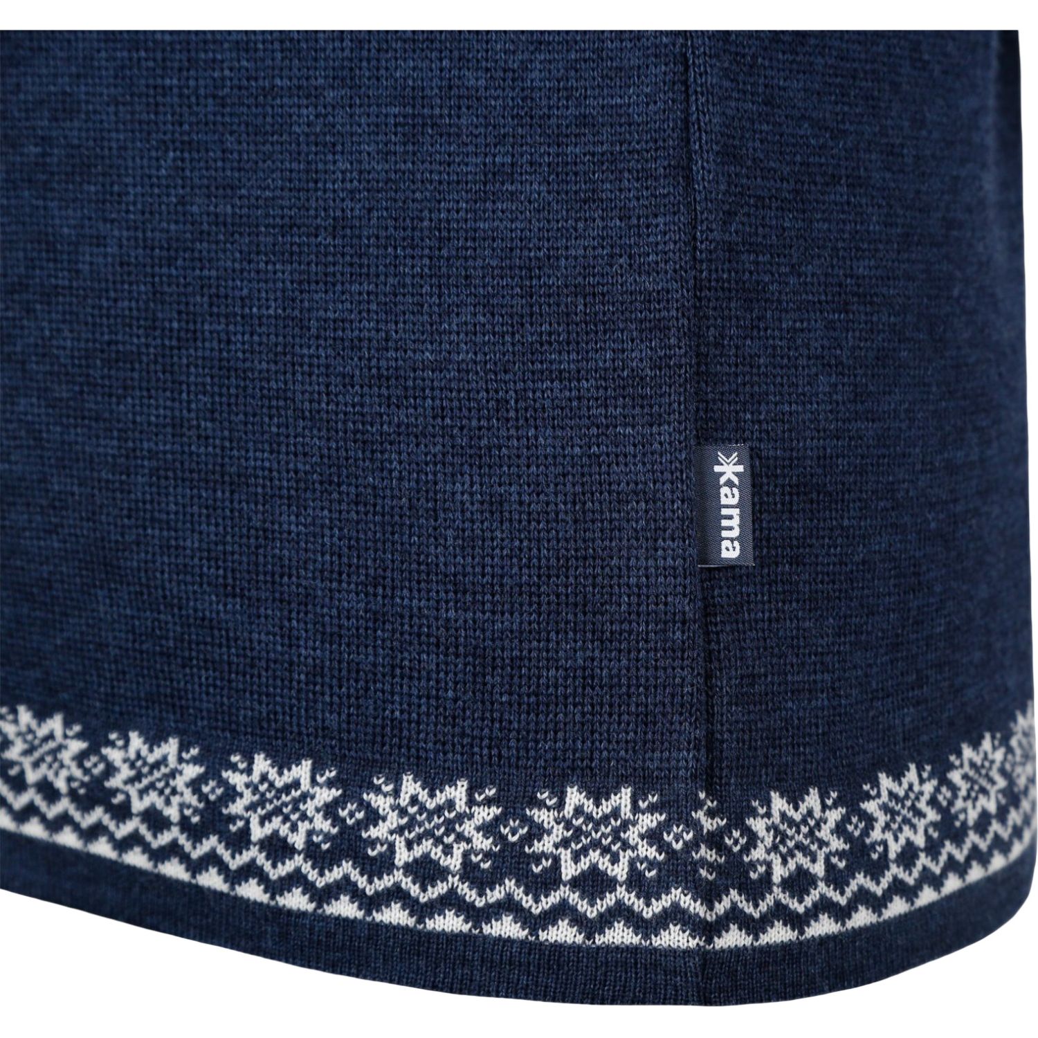 Kama Rune, merino sweater, herre, marineblå