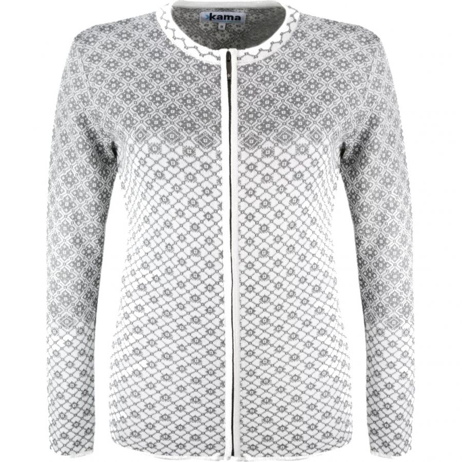 Kama Solvej, Maglione in merino, donna, bianco