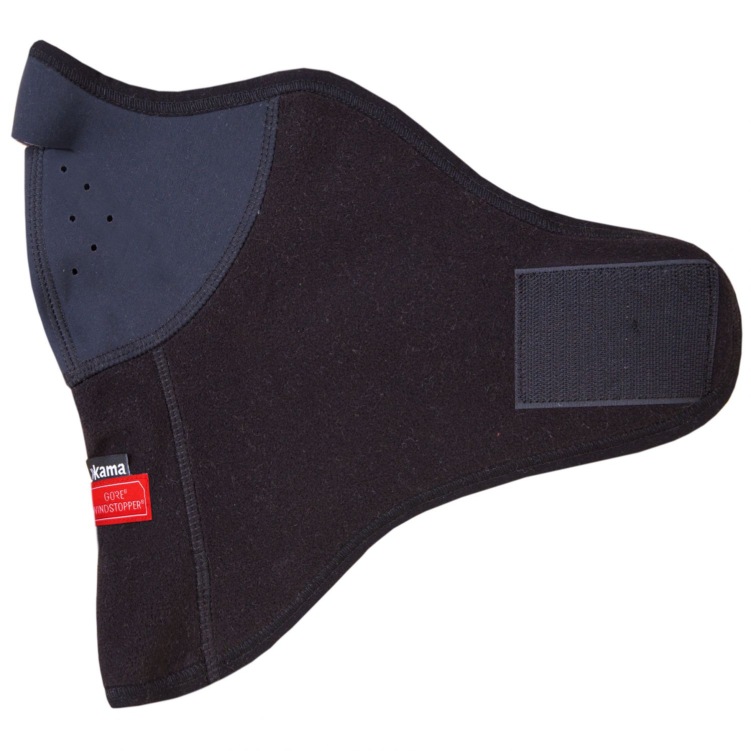 Kama windstopper, maschera facciale, nero