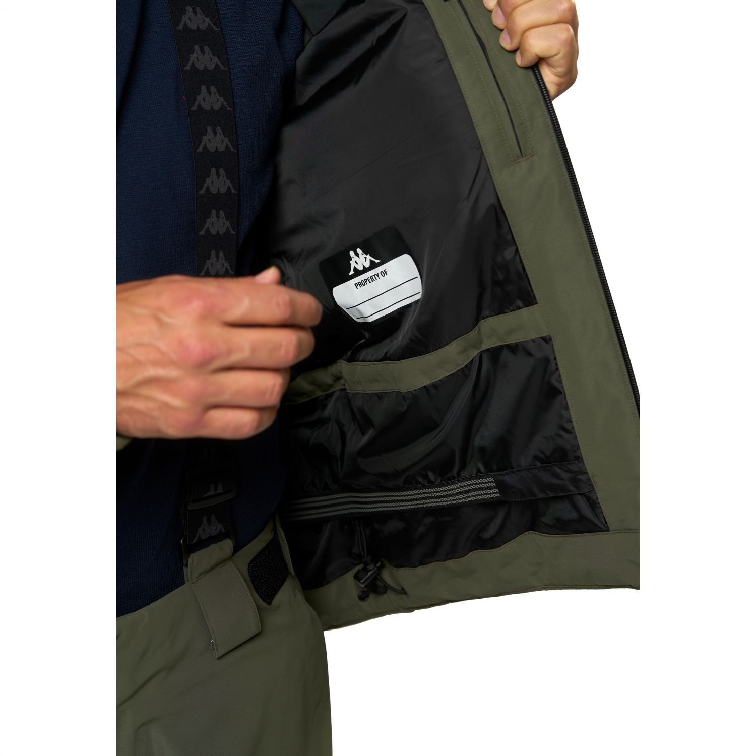 Kappa Scaniv, ski jacket, men, green africa