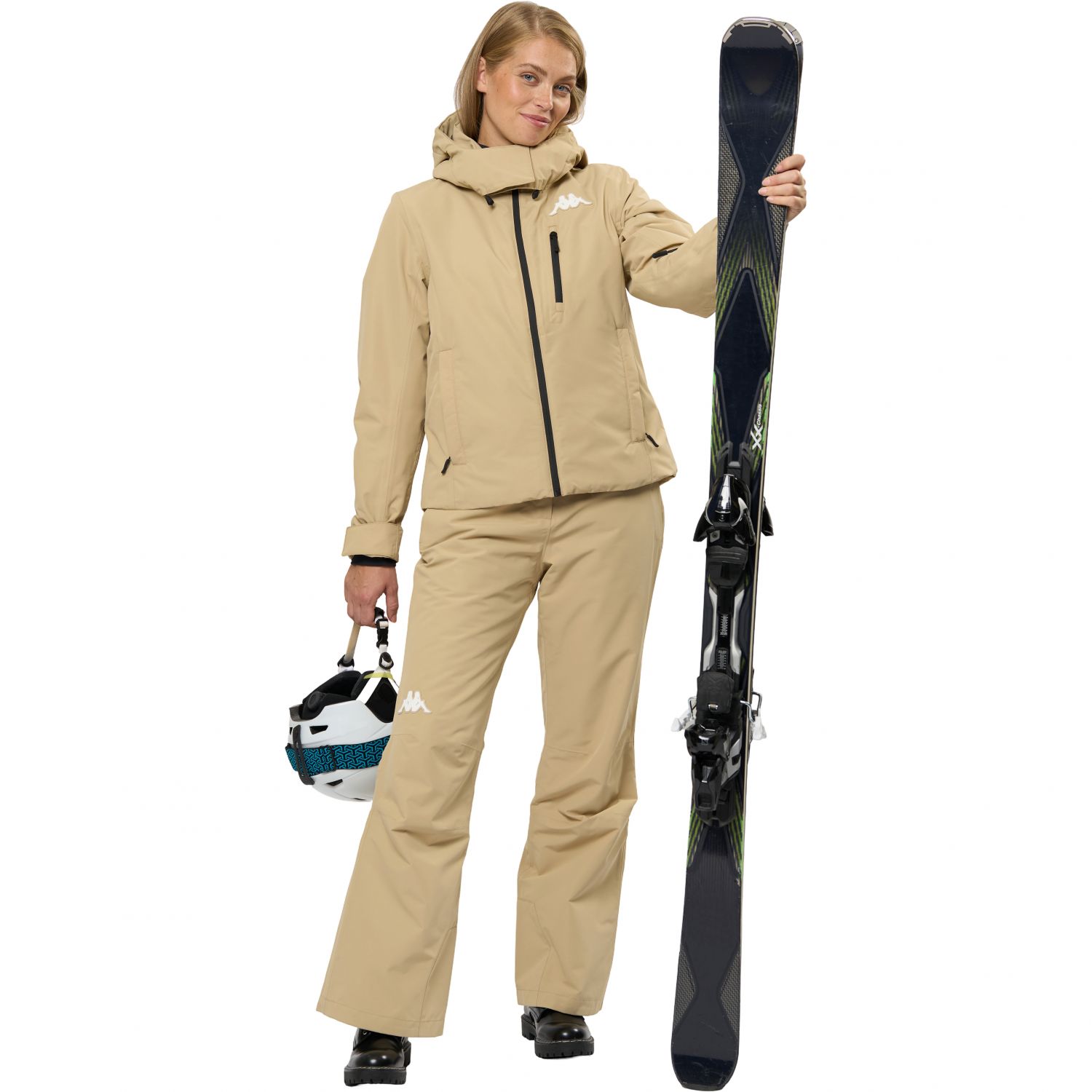 Kappa Scanivy, Skijakke, Dame, Beige Sabbia