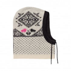 Kar Traa Saga Knit, Balaclava, Svart/Vit