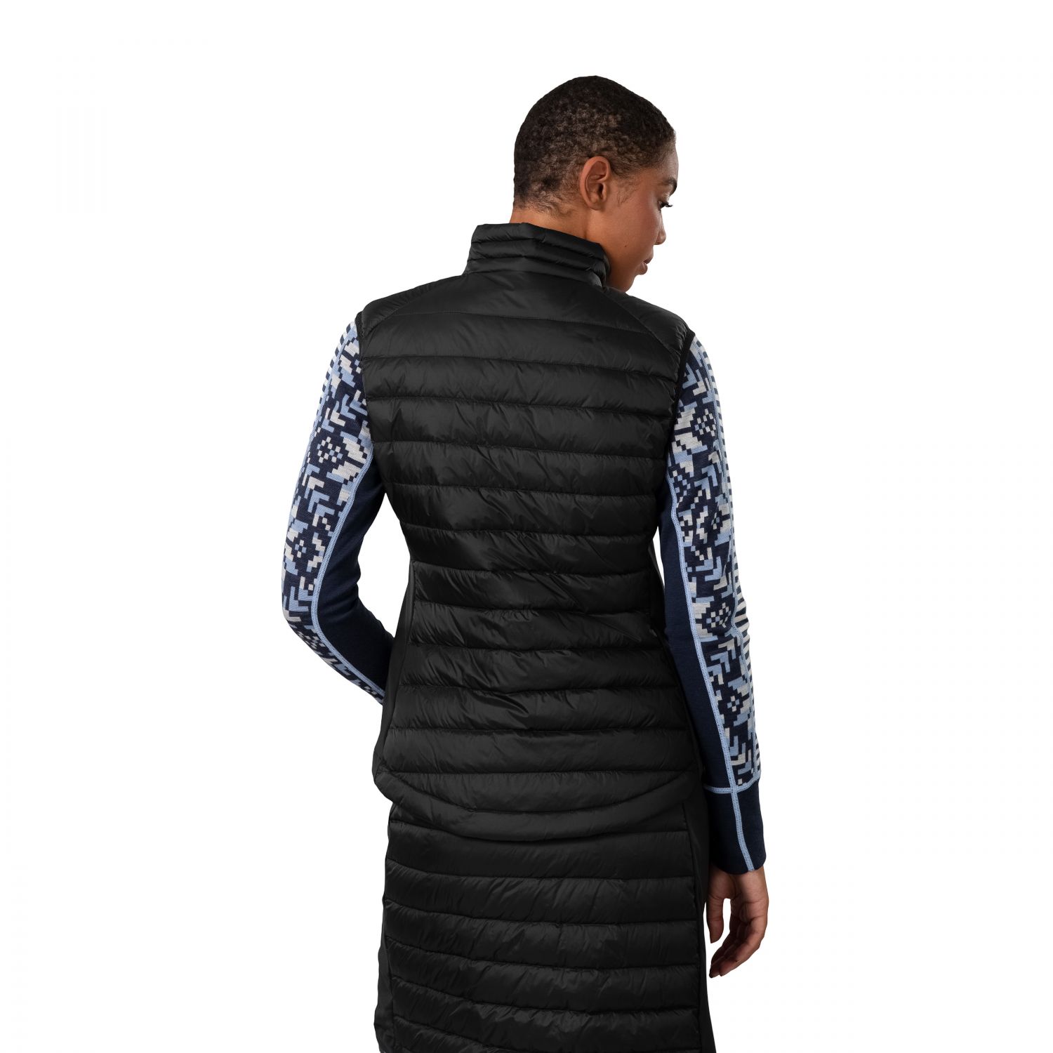 Kari Traa Emilie Down Vest, donsbodywarmer, dames, zwart