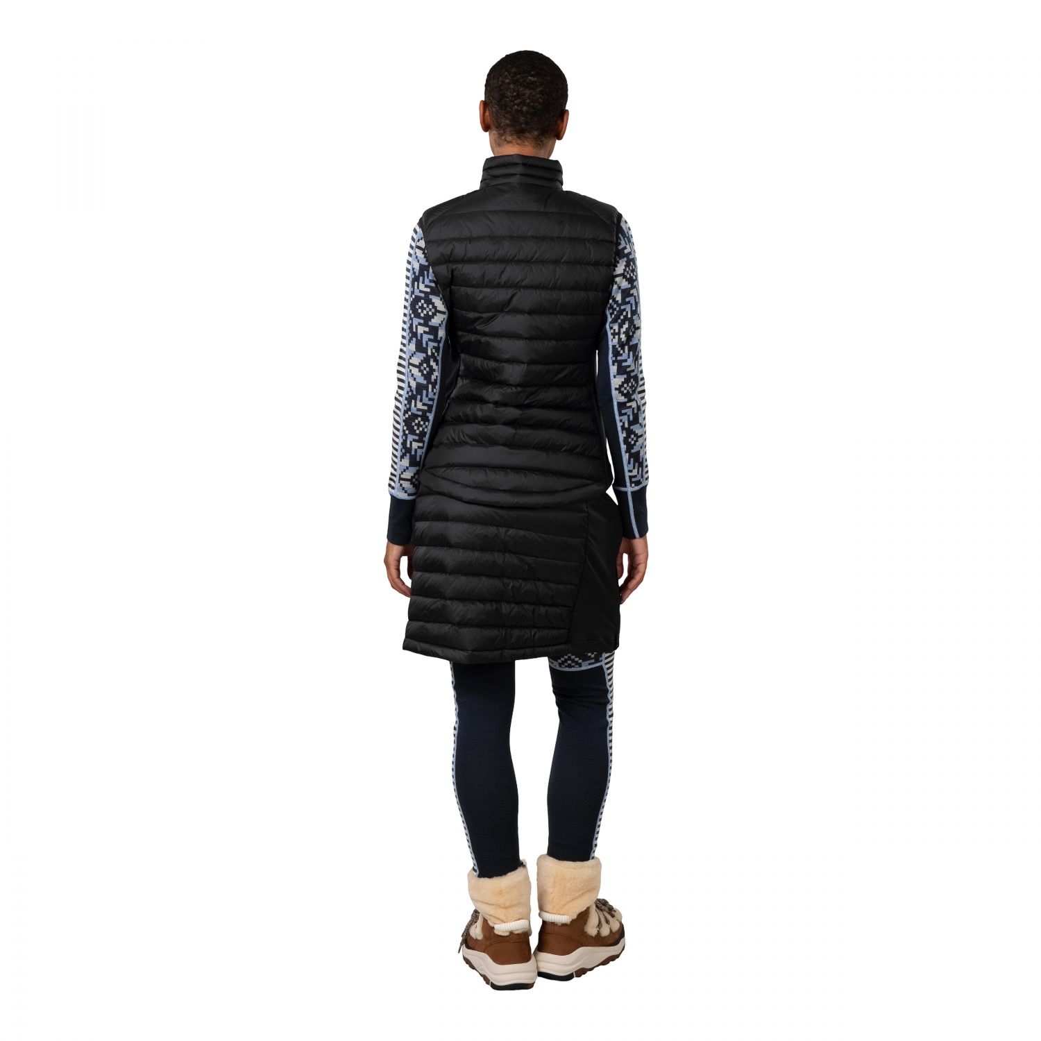 Kari Traa Emilie Down Vest, donsbodywarmer, dames, zwart