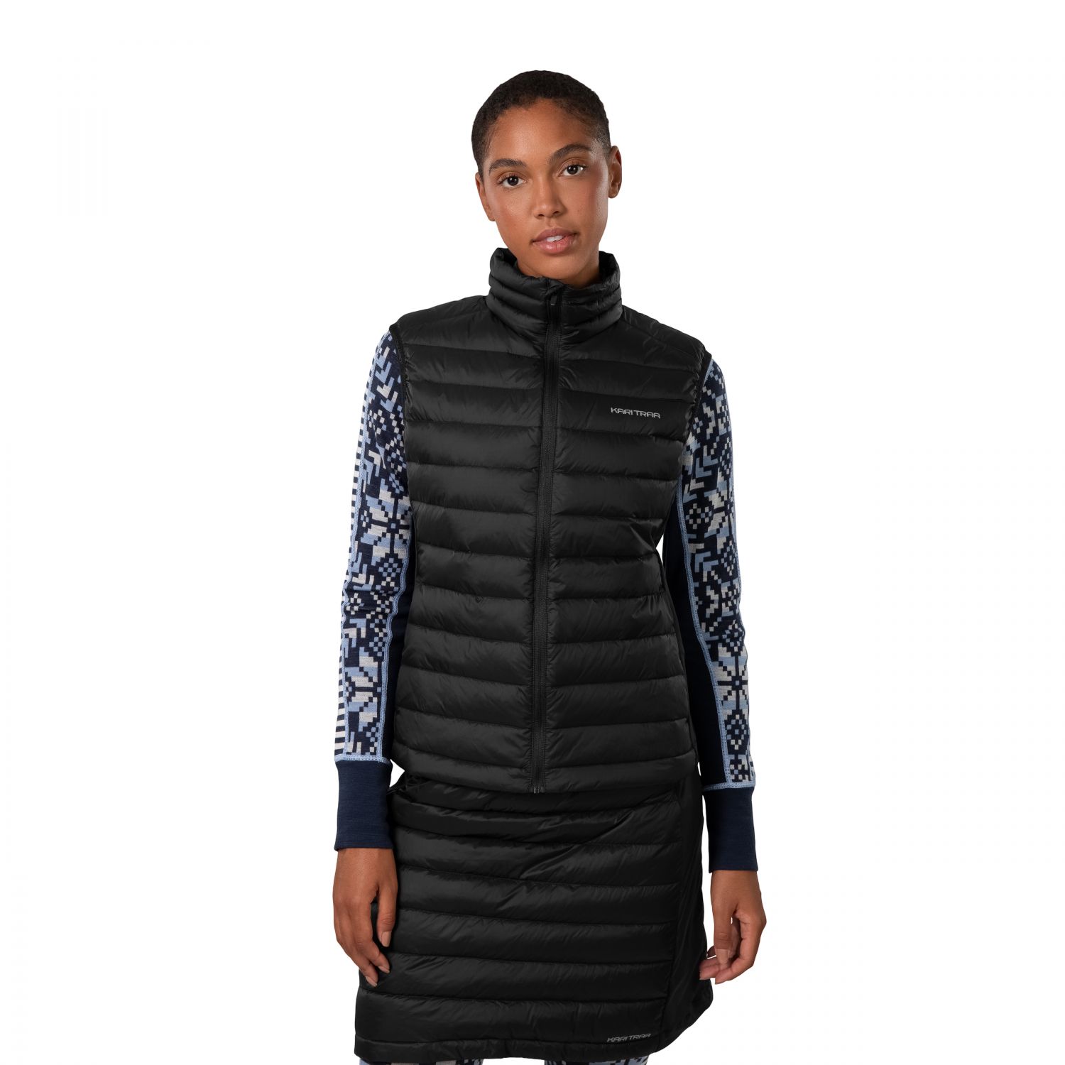Kari Traa Emilie Down Vest, Dunvest, Dame, Black