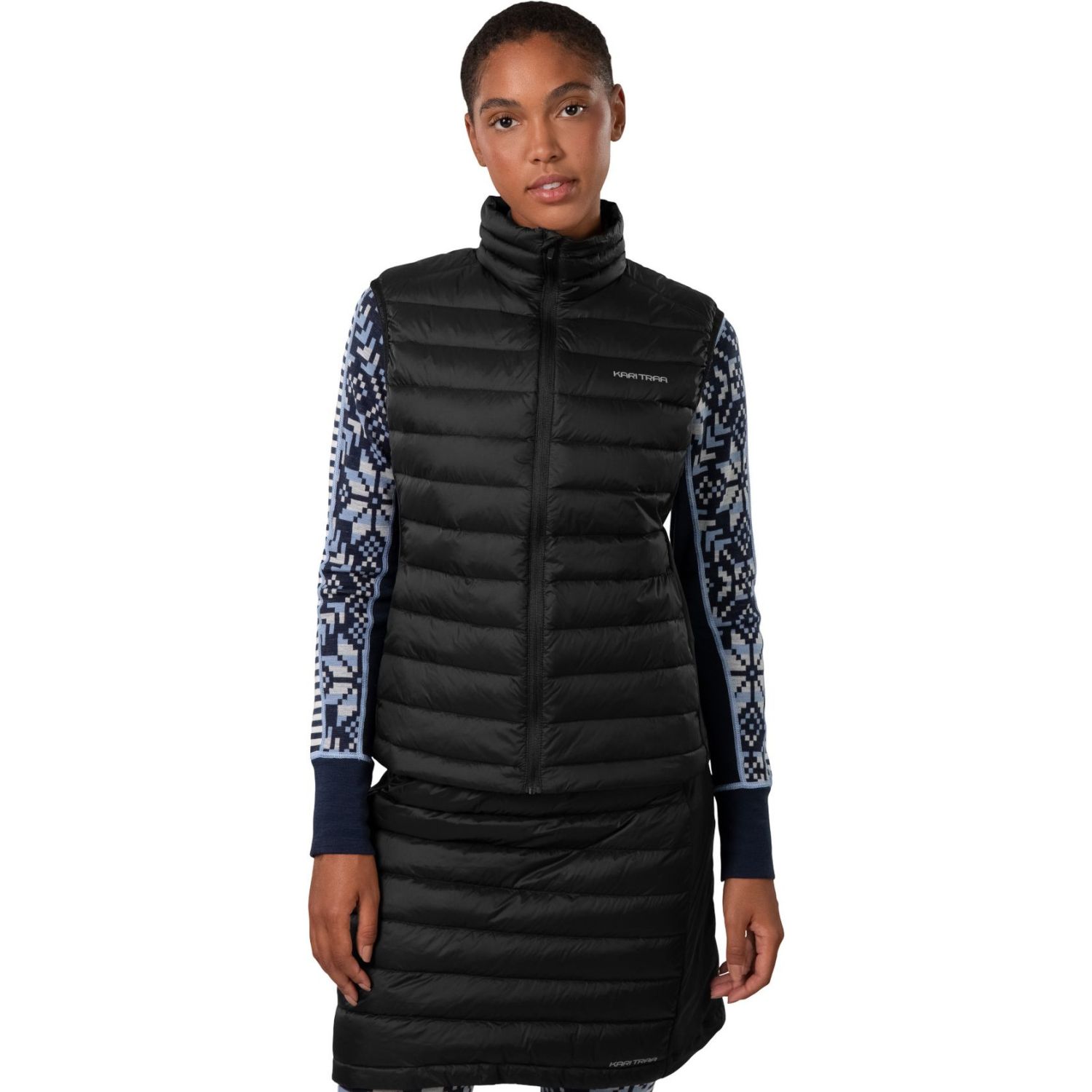 Kari Traa Emilie Down Vest, dunvest, dame, sort