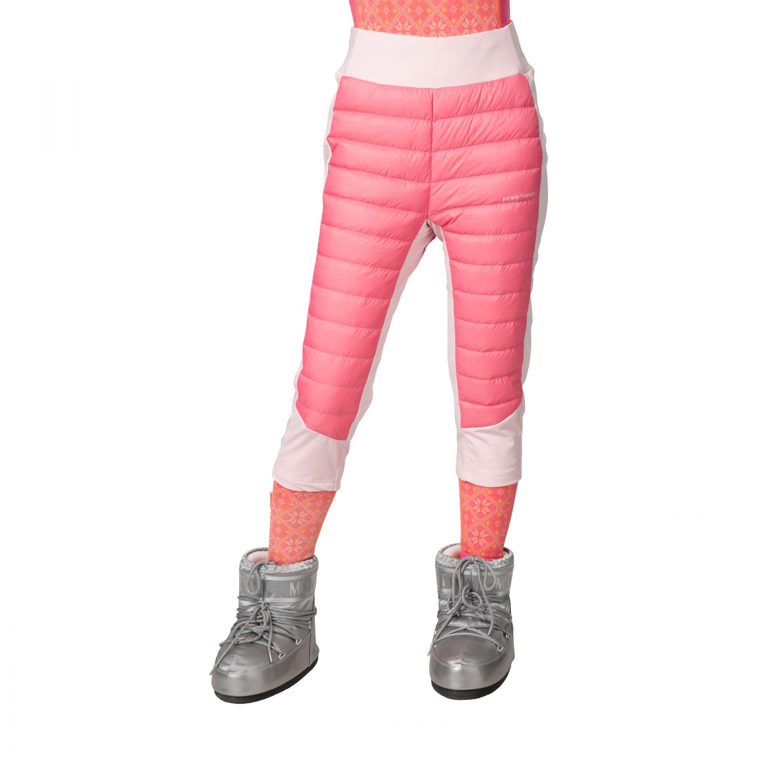 Kari Traa Emilie High Waist, 3/4 donsbroek, dames, roze