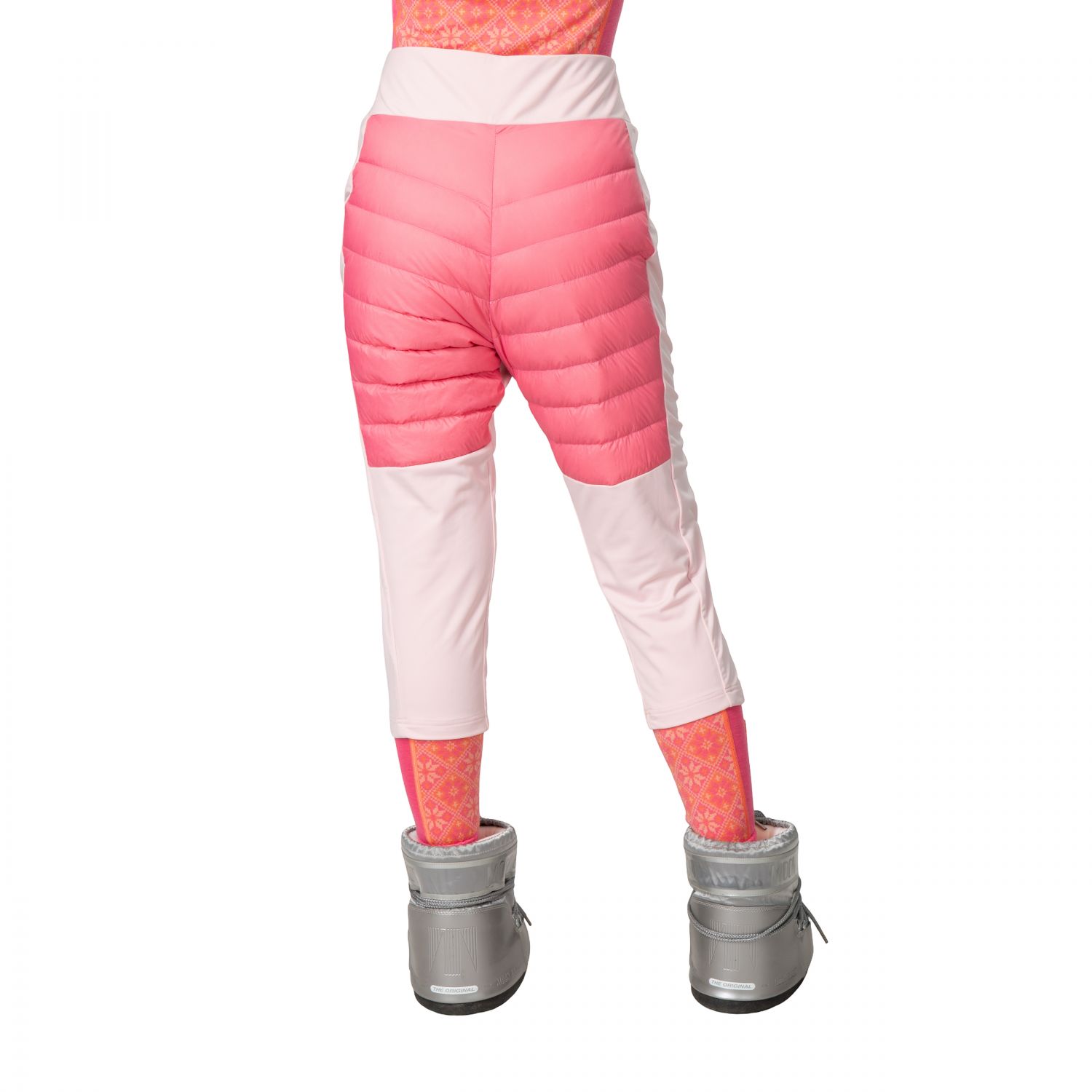 Kari Traa Emilie High Waist, 3/4 donsbroek, dames, roze