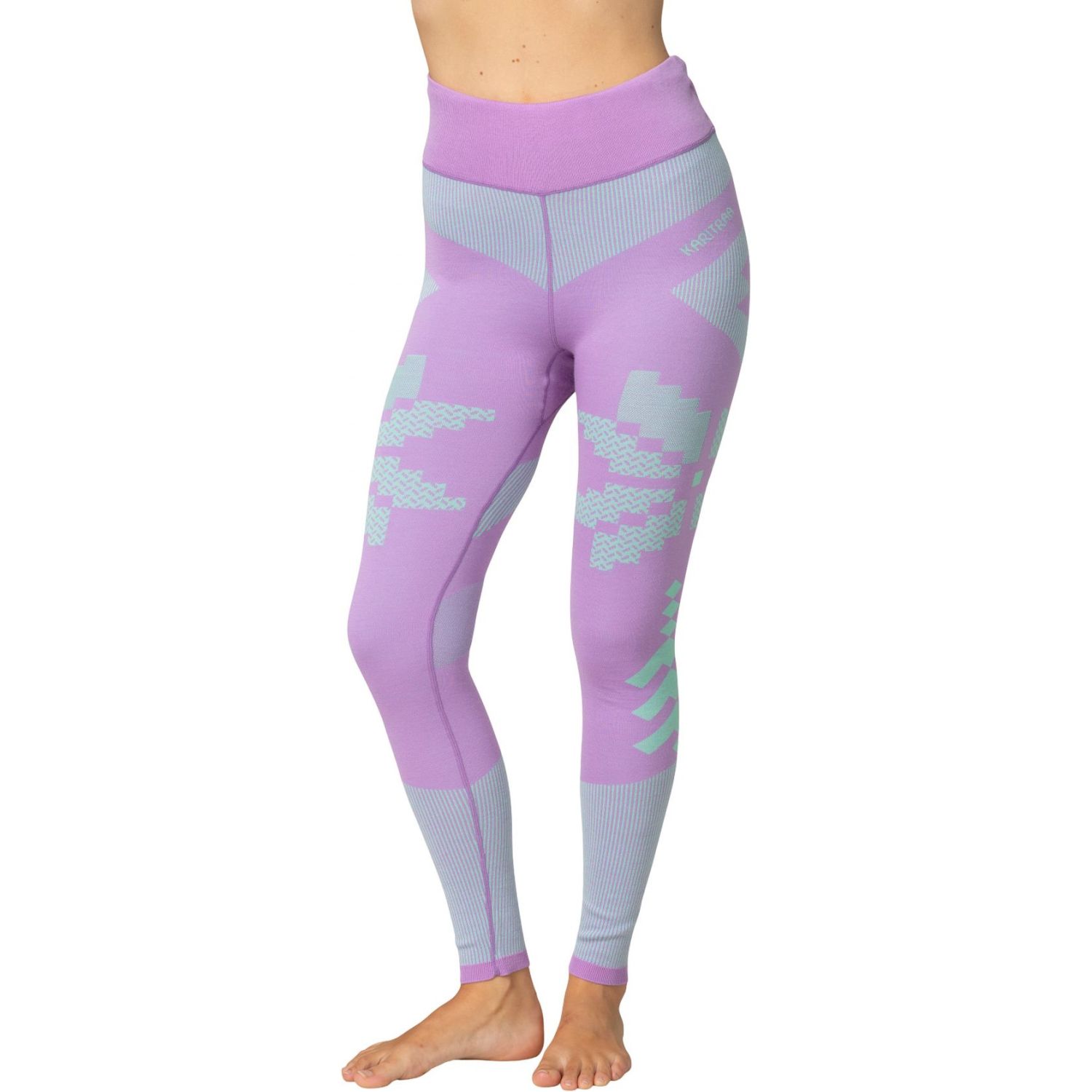 Kari Traa Faith, ski base layer pants, women, purple