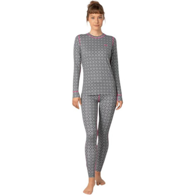Kari Traa Fryd, haut thermique, femme, noir/blanc