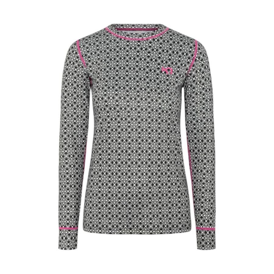 Kari Traa Fryd, thermoshirt, dames, zwart/wit