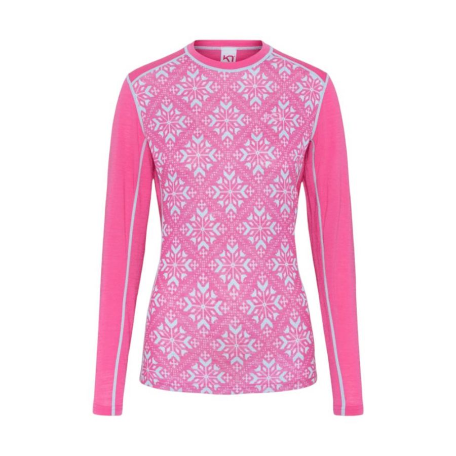 Kari Traa Iselin, base layer top, women, bright pink