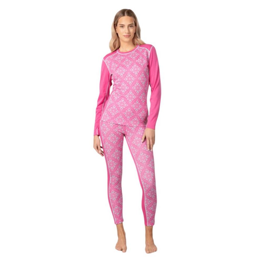 Kari Traa Iselin, base layer top, women, bright pink
