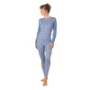 Kari Traa Iselin, haut thermique, femme, bleu
