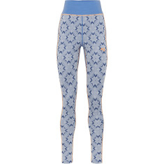 Kari Traa Iselin, mallas térmicas, mujer, azul