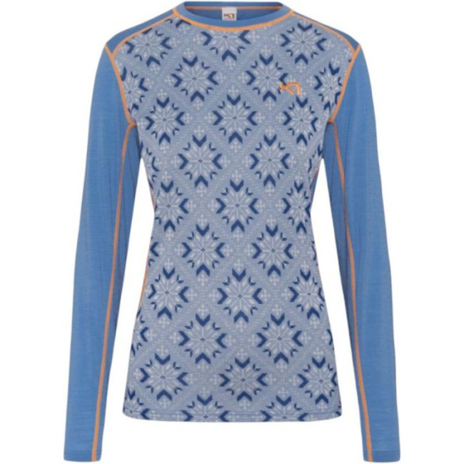 Kari Traa Iselin, tricou interior pentru schi, femei, albastru
