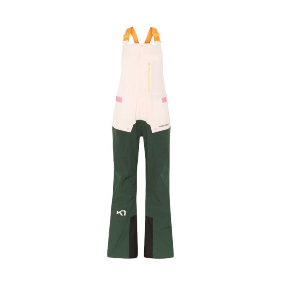 Kari Traa Johanne Bib, pantalon de ski, femme, vert foncé