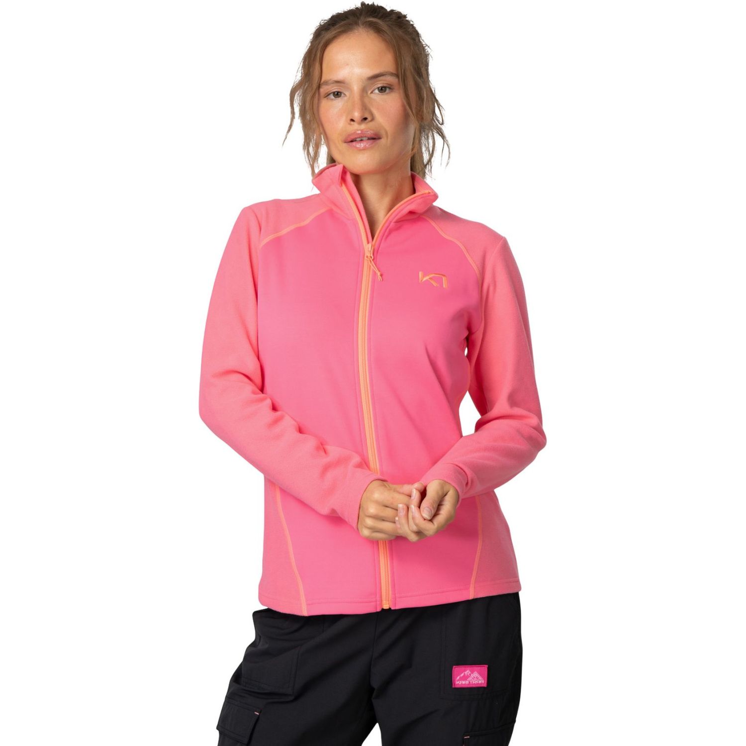 Kari Traa Kari F/Z Fleece, fleecetrøje, dame, pink