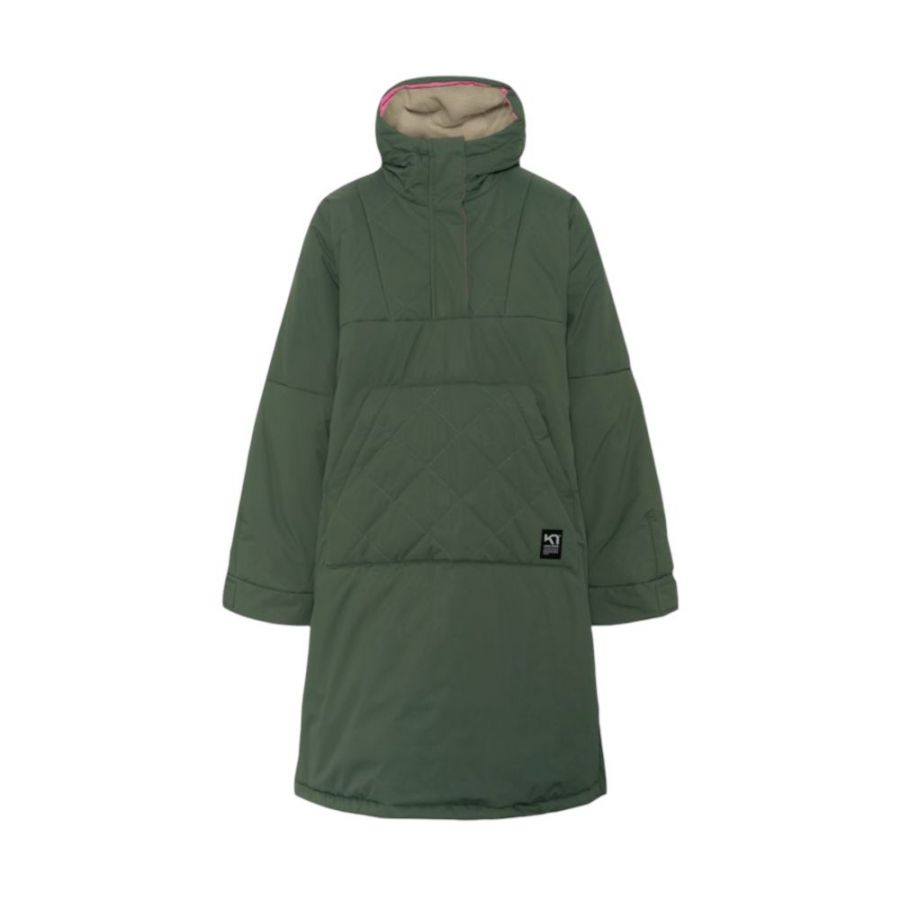 Kari Traa Malene, manteau, femme, vert foncé