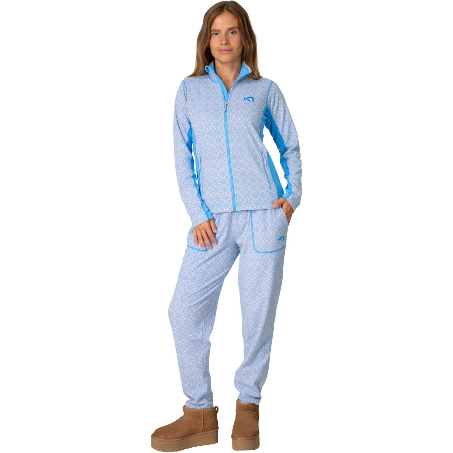 Kari Traa Olga Fleece, Fleecejacke, Damen, blau